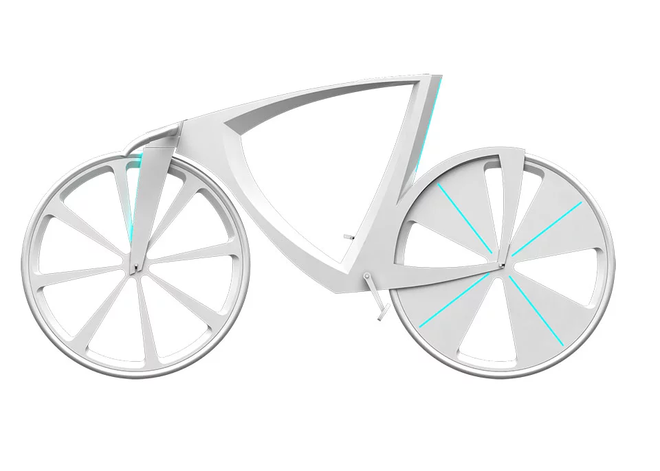Its main feature is the integrated battery which is charged as the bike is ridden