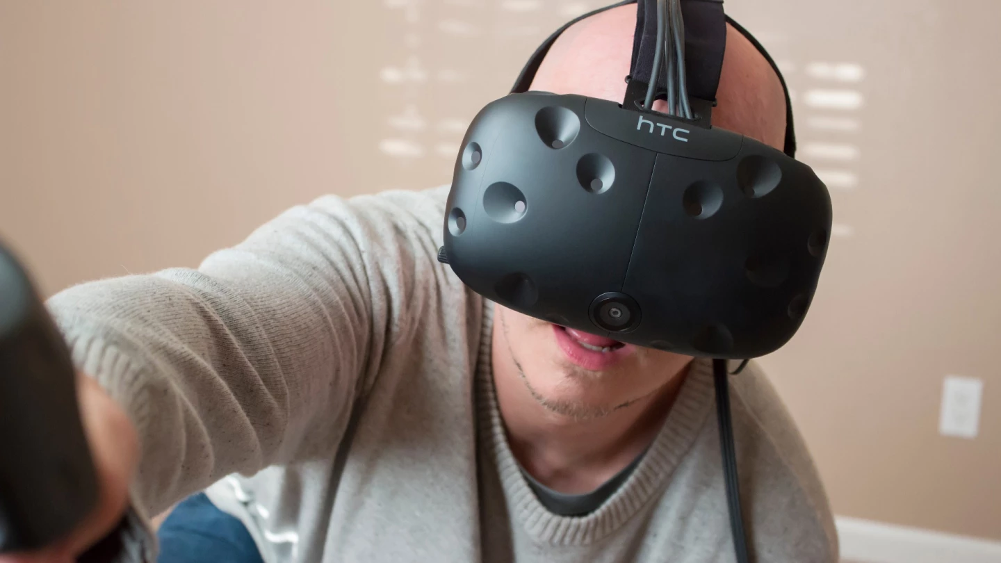 The Chaperone system pops up virtual walls that help you avoid bumping into real walls