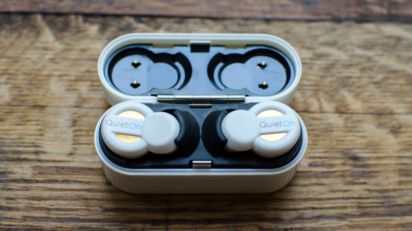 QuietOn earplugs in case