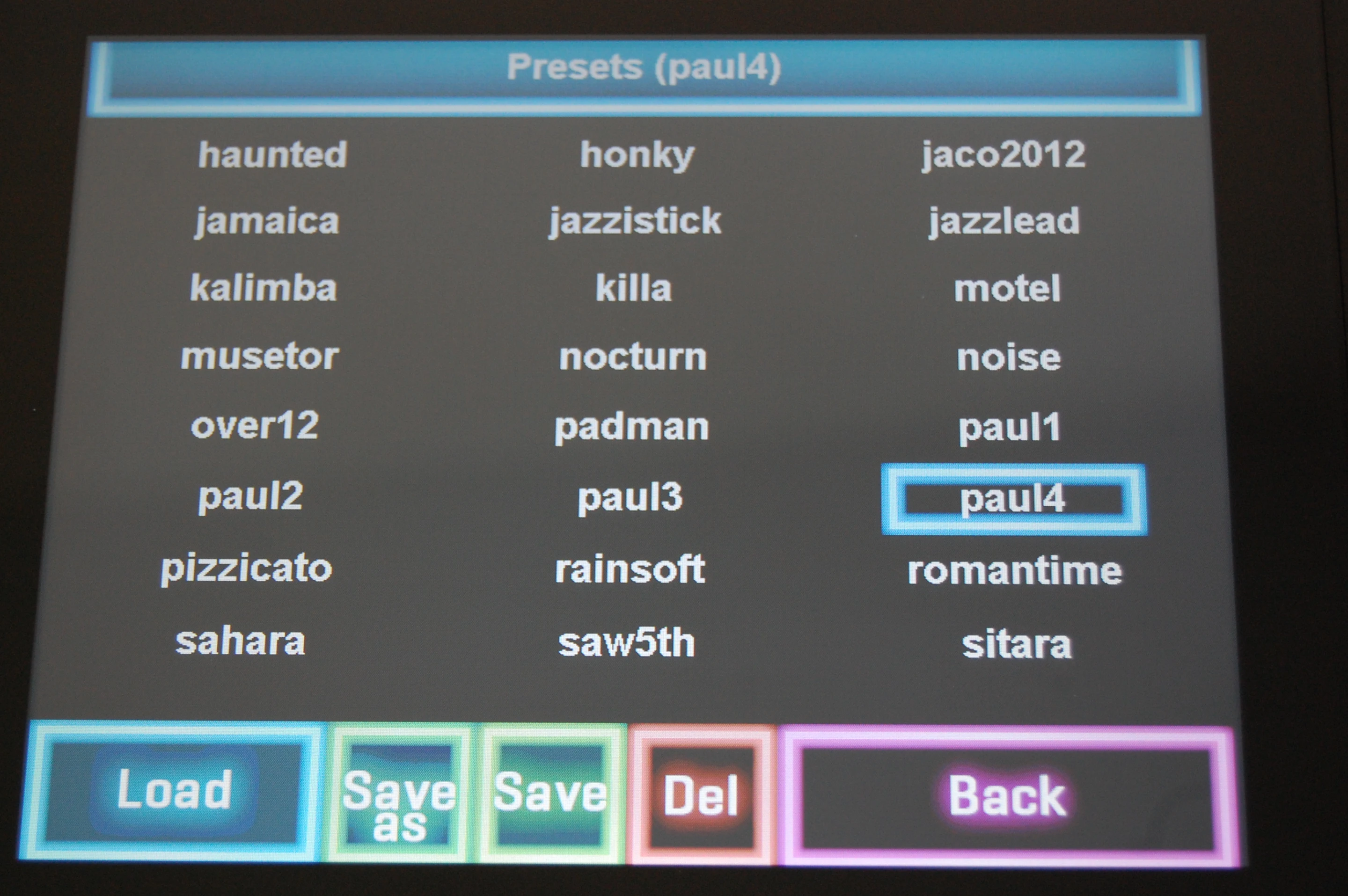 There are over 40 presets available at the moment, and custom creations can be shared with other users on the growing user forum at Misa Digital