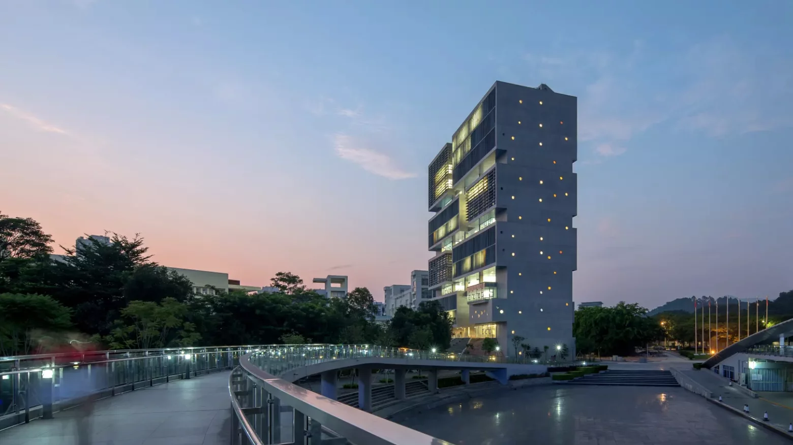 Award of Excellence in the AIA's 2018 Education Facility Design Awards: The Tsinghua Ocean Center at Tsinghua University, China. By OPEN Architecture and Shenzhen Institute of Building Research Co., Ltd