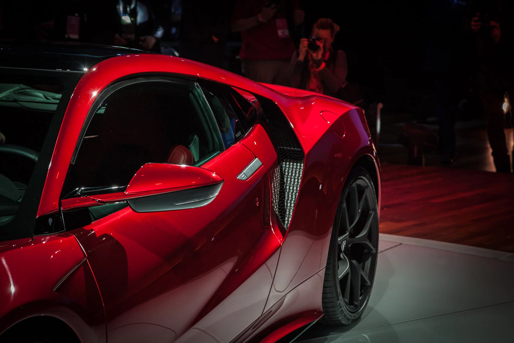 The production spec Acura NSX Version 2.0