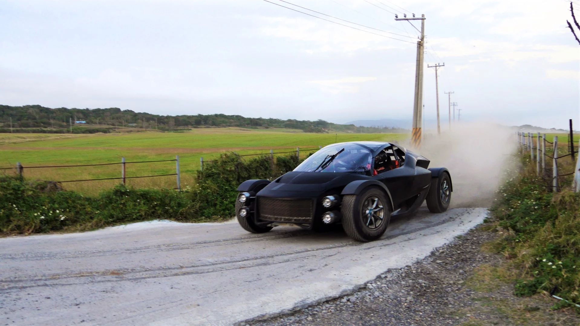 Xing's Miss R rally-inspired supercar gets its new bodywork dusty in latest off-road tests