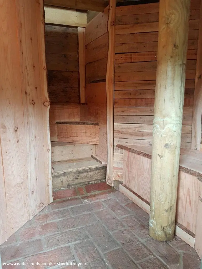 The Mushroom House's ground floor