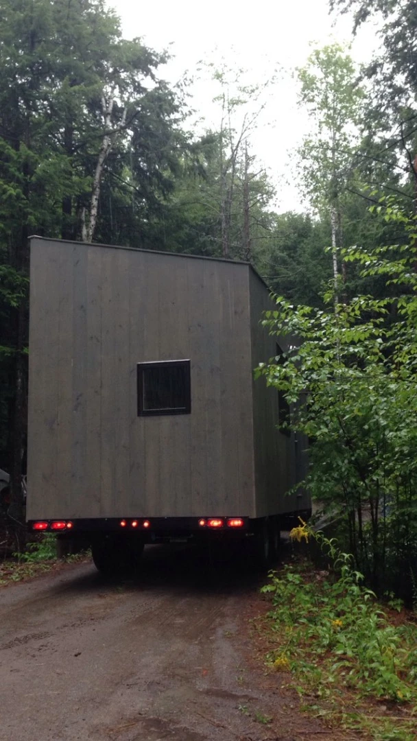 It is constructed primarily from timber
