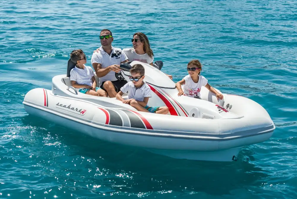 The Seakart 335 can seat the whole family of 5