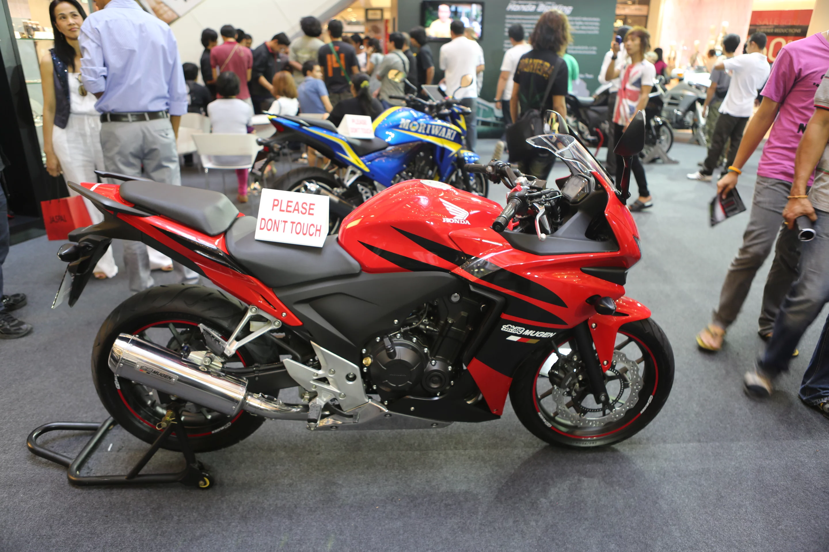 Mugen's interpretation of the Honda CBR250R (Photo: Husna Namirembe/Gizmag)
