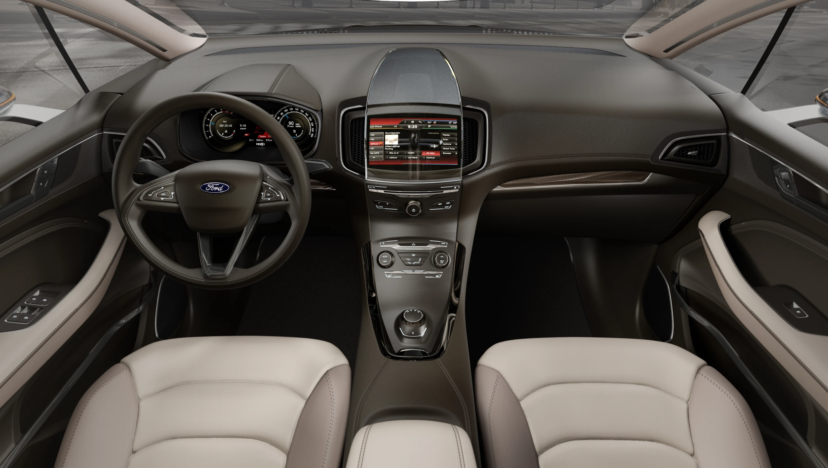 The Ford S-Max Concept's Dual View Display