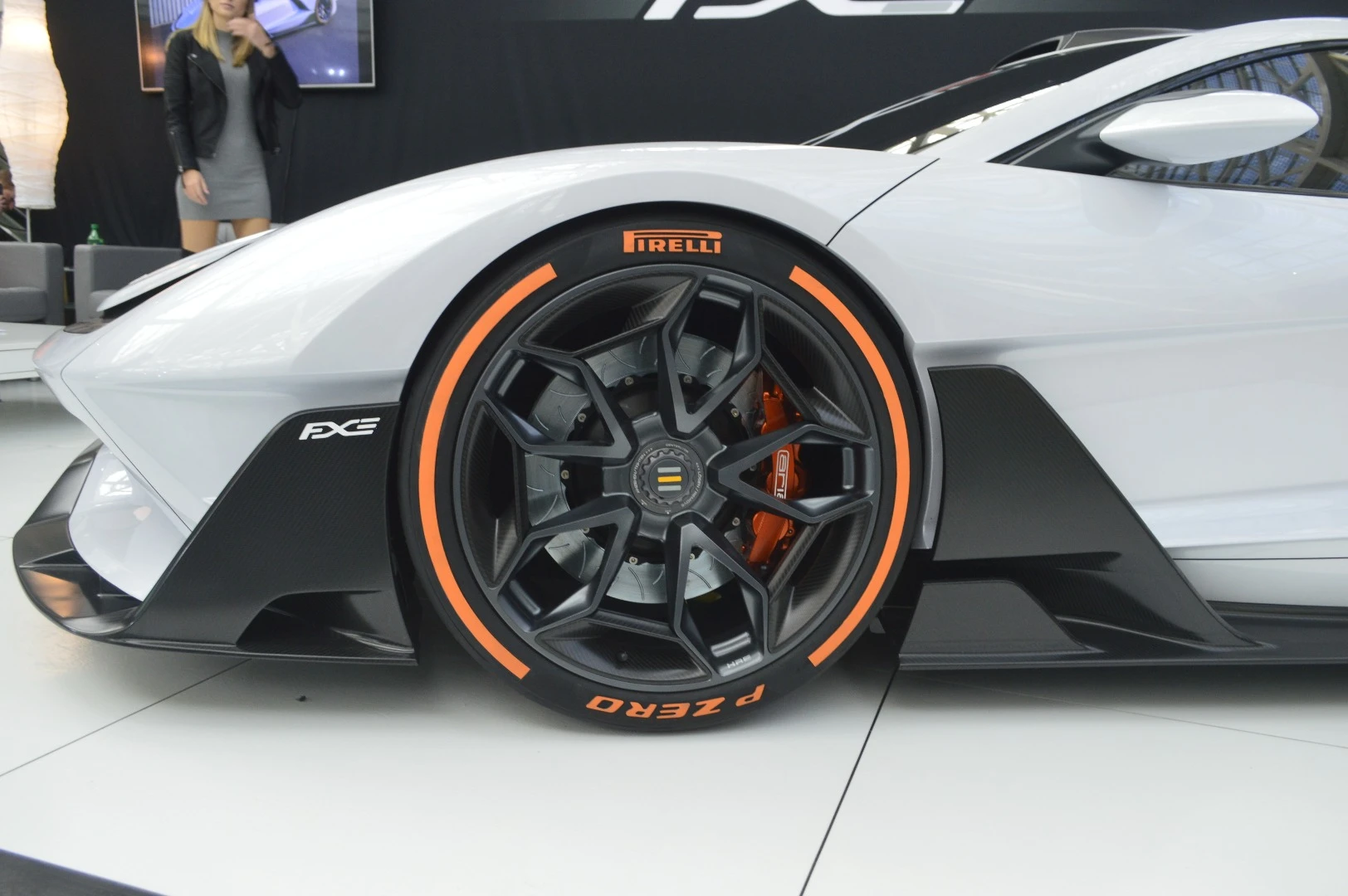 The Aria's mid-mounted 6.2-liter V8 and dual front-mounted electric motors take it from 0-60 mph in 3.1 seconds and give it a top speed of 220 mph