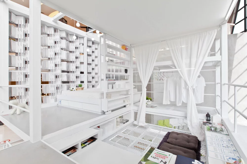 The Living in the City prototype provides much food for thought, with regard to maximizing our living space
