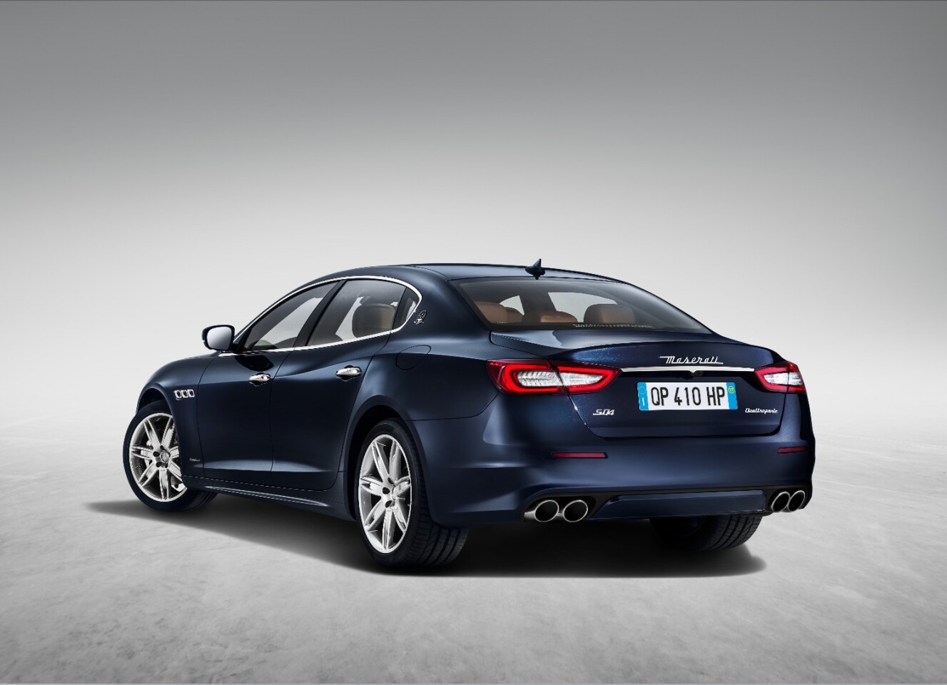 The new Maserati Quattroporte has been subtly restyled outside