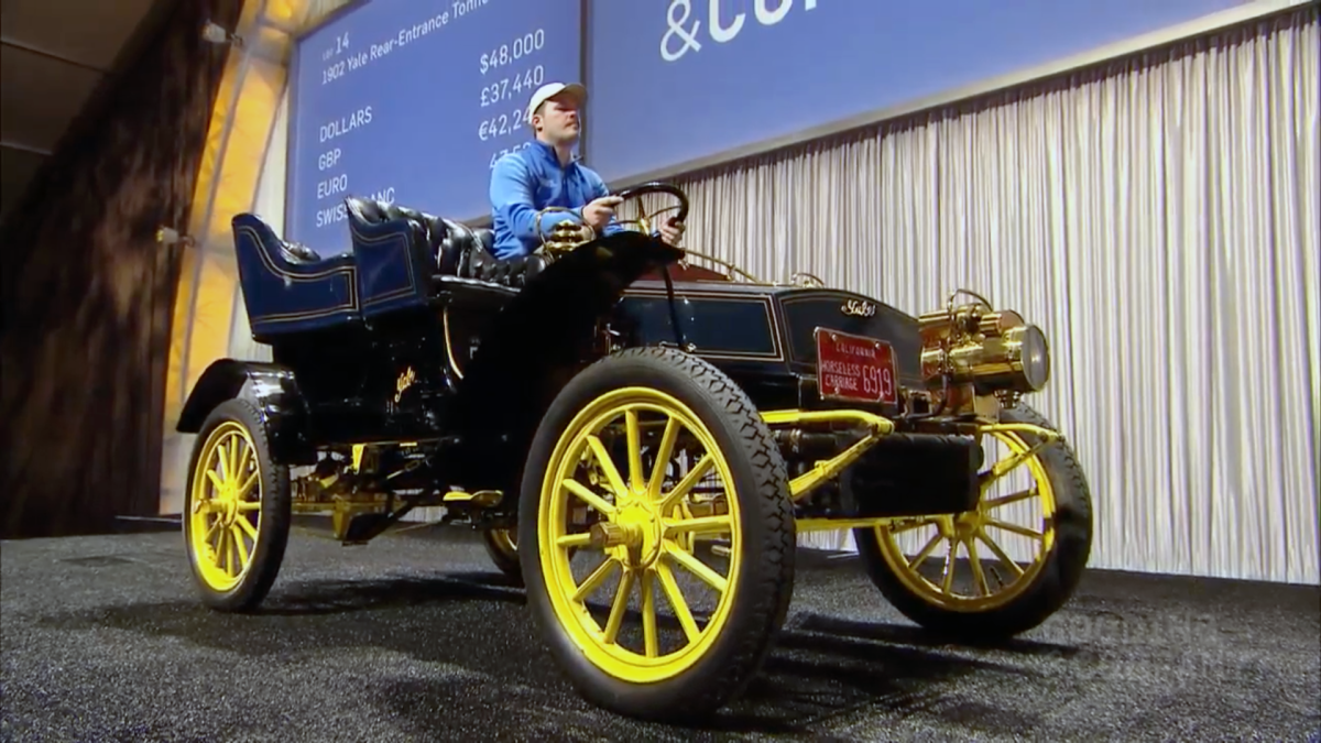 $105,280 | 1902 Yale Rear-Entrance Tonneau | Auction Link: Gooding & Company