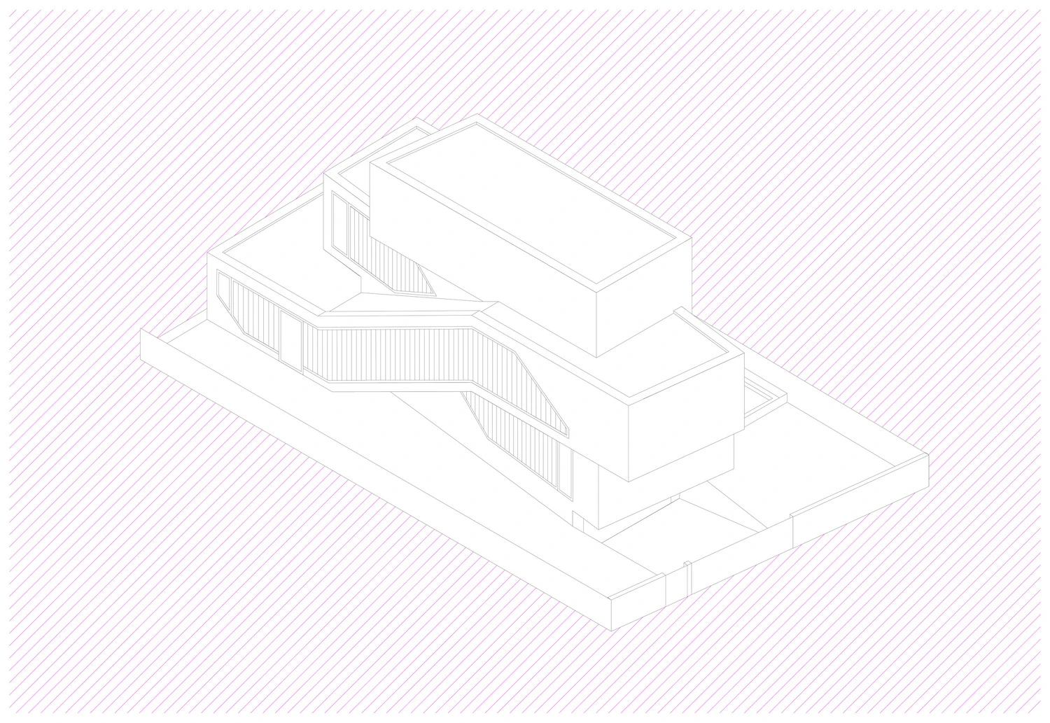 Architectural plan of MaHouse