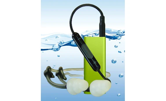 The newly waterproofed 3rd gen iPod Shuffle from Swimman