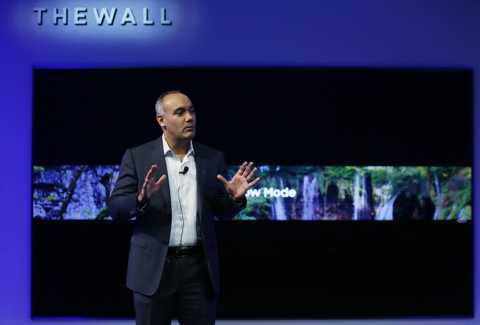 The Wall measures 146 inches, which is a monster compared to even the upper end of today's big screen TVs