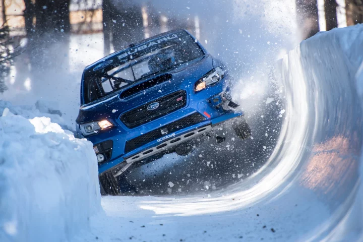 Mark Higgins crashing his way down the bobsled run in St. Moritz