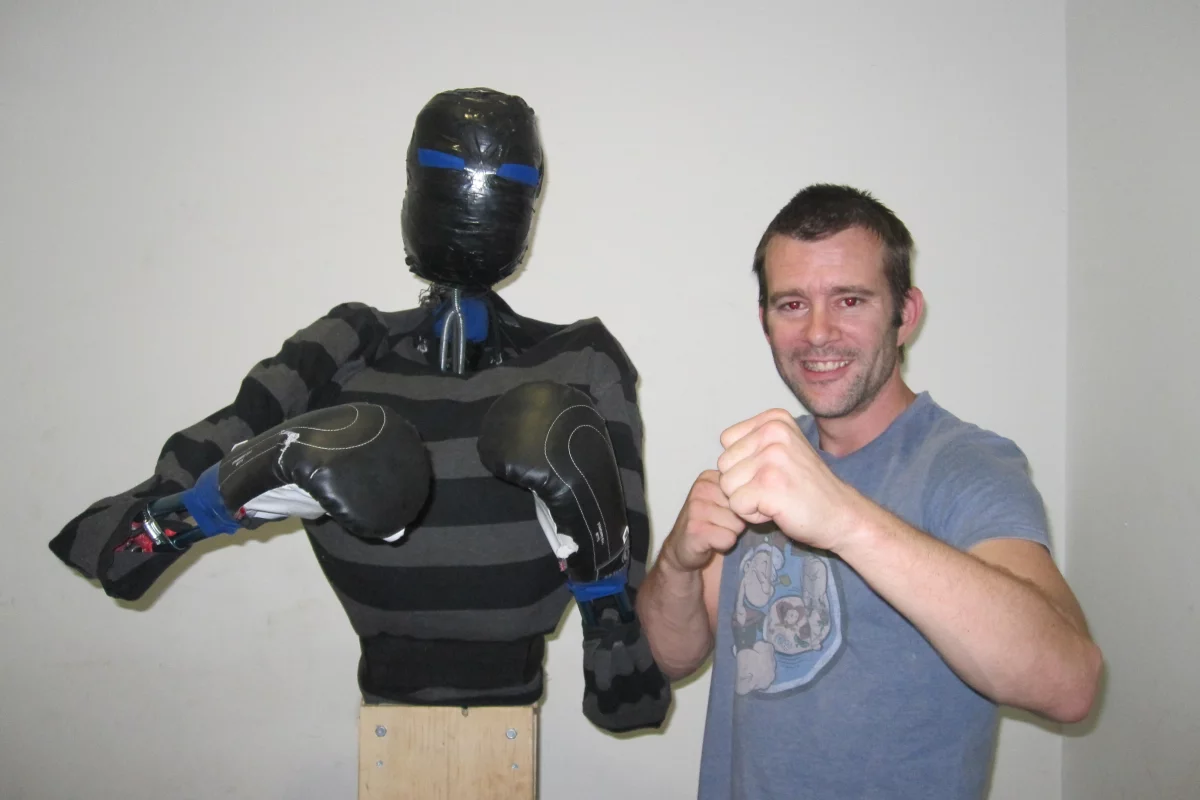 The Punching Pro and its creator, Kris Tressider