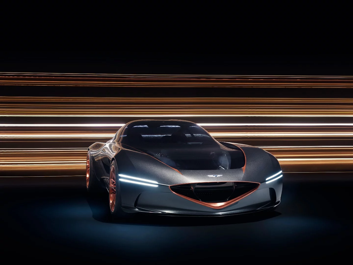 Genesis has compacted its crest grille into a near triangle