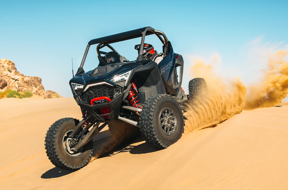 The 225-hp RZR Pro R is the current power leader at Polaris