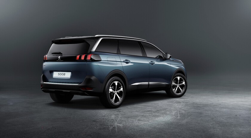 The claw taillights on the 5008 are a Peugeot staple