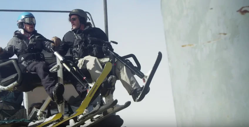 The lift hook is set at what Snogo defines as industry standard lift chair height, making it easy to load the bike and sit down on the lift