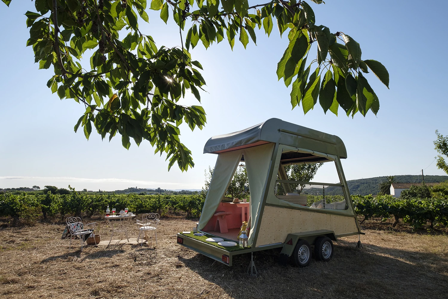 Pinea Mobile is best thought of as a bedroom on wheels and it doesn't contain a bathroom or kitchen