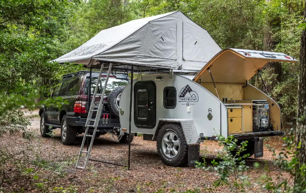 Timberleaf first introduced its road-going teardrop, then followed up with a more rugged off-road model