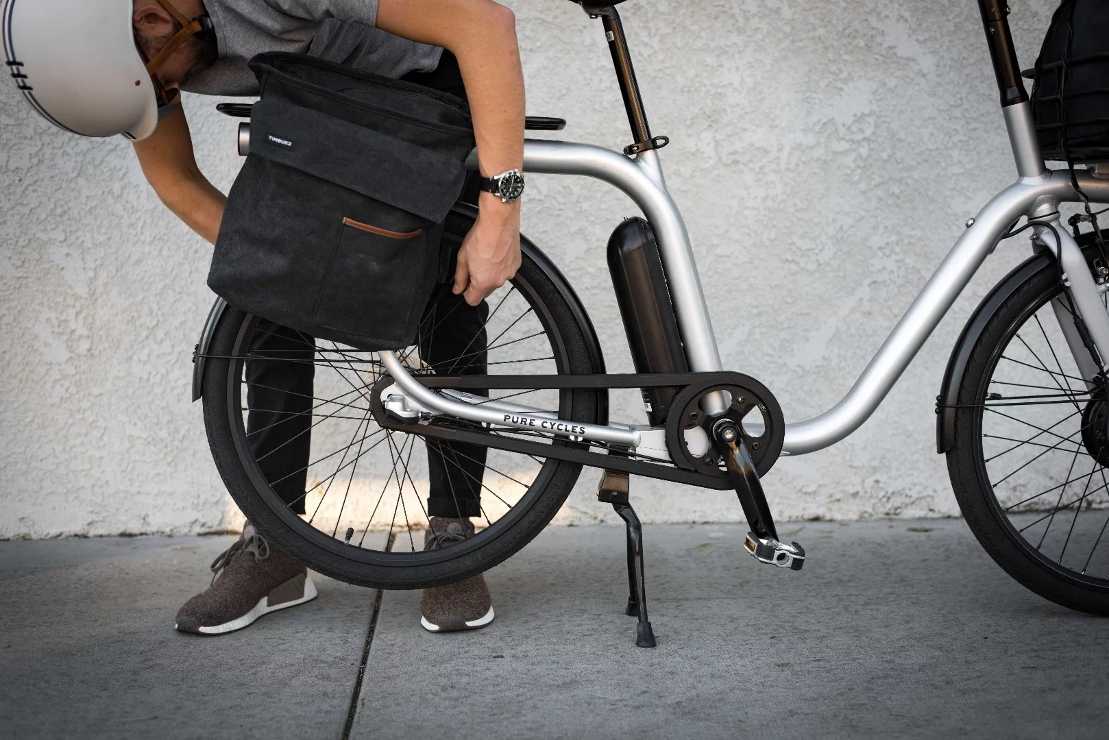 Up to 175 lb of cargo can be placed on the Capacita's extended rear rack