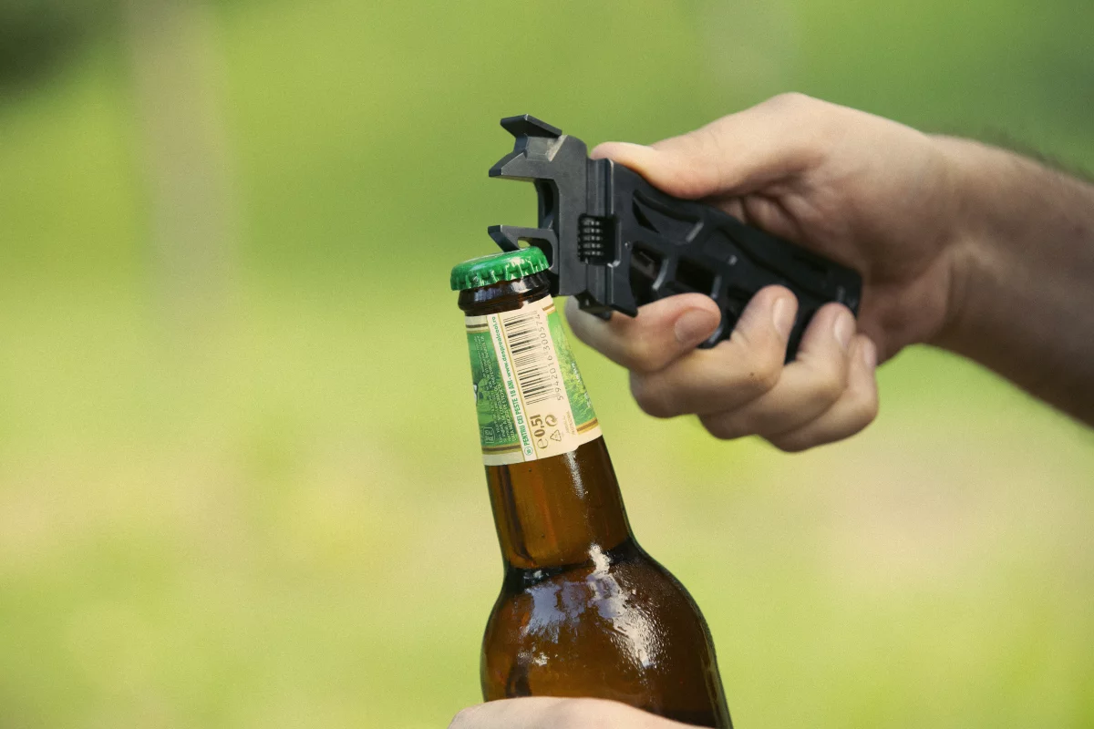 The Caliber X pops the top after a hard day's work