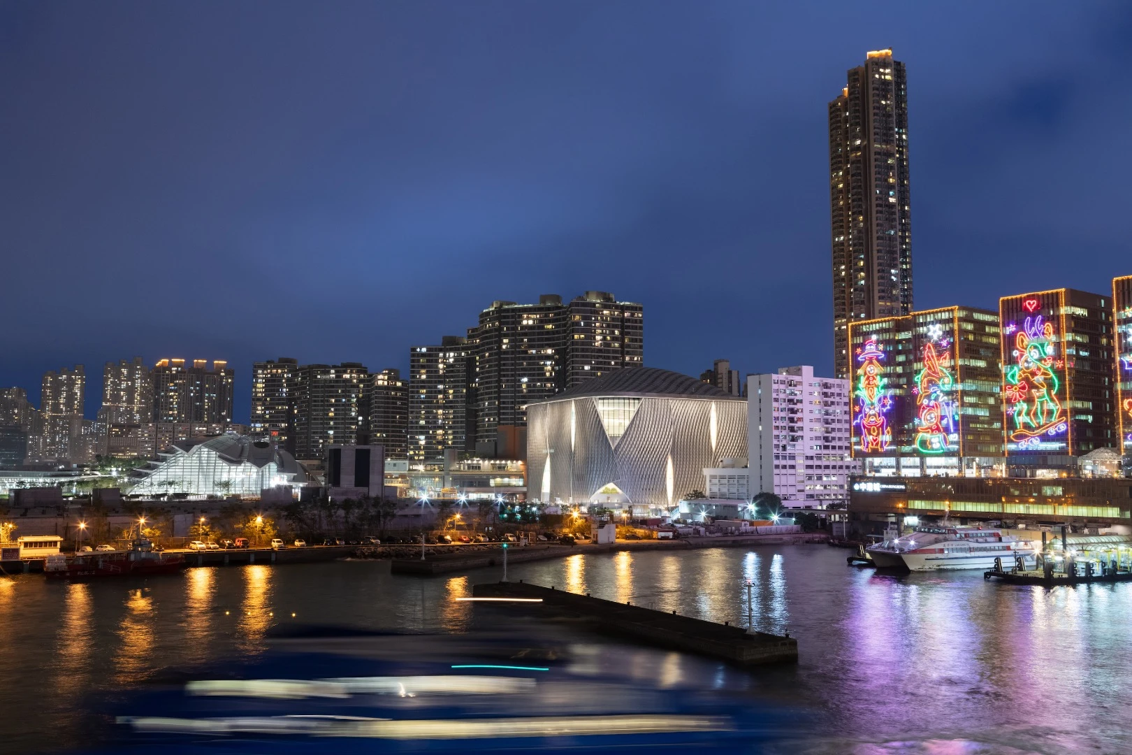 The Xiqu Centre is located in Hong Kong's burgeoning Kowloon Cultural District