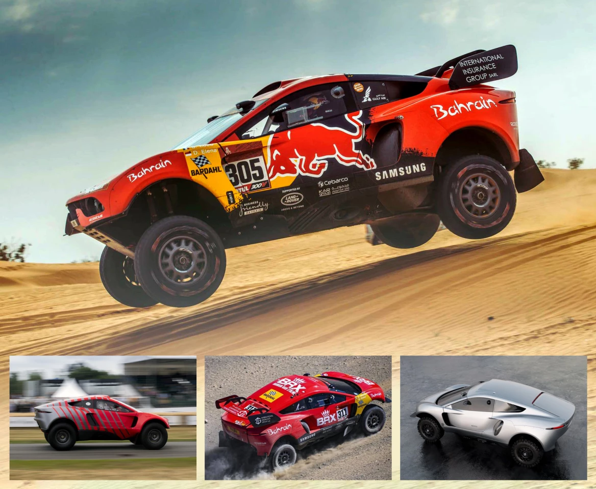 Ian Callum designed both the exterior and interior of the Prodrive Hunter. So far the Hunter has started in four Dakar events, placing 5th on debut in 2021 (the best debut result in history), 2nd and 4th in 2022, 2nd in 2023 and 3rd in 2024.