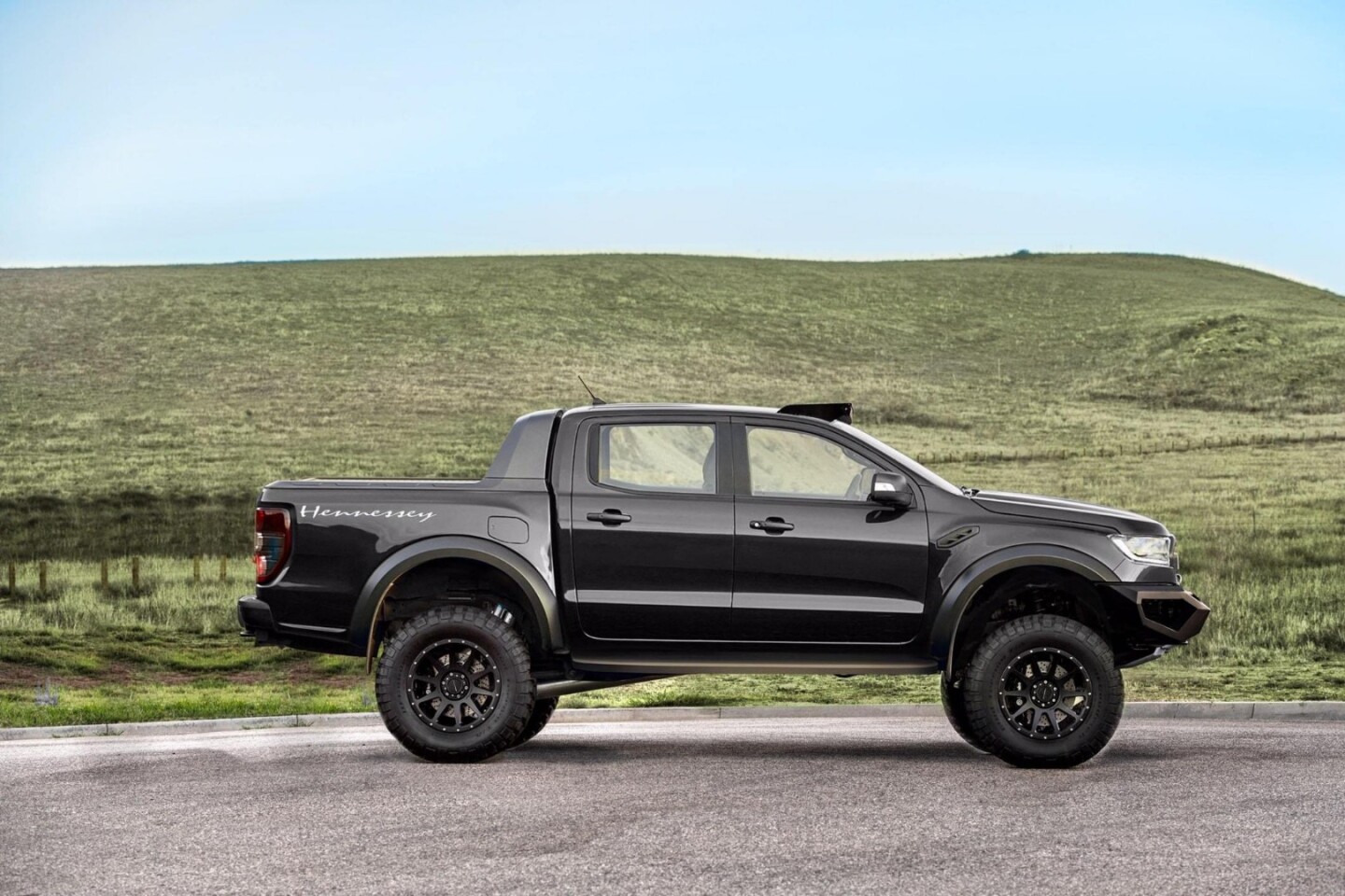 Off-road gear and suspension lifting are also included in the Hennessey Ranger VelociRaptor