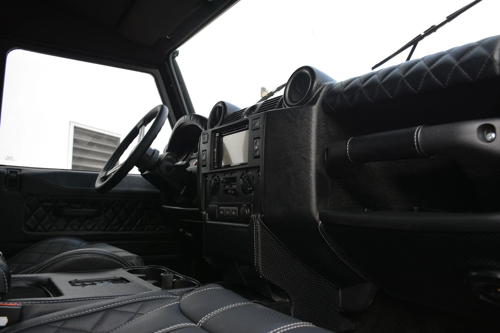 The interior gets updated with a touchscreen infotainment system