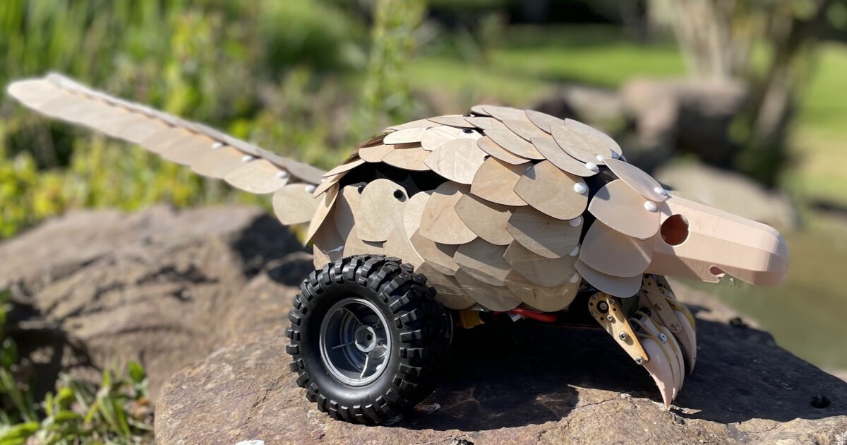 Pangolin-inspired robotic poops tree seeds into holes it digs