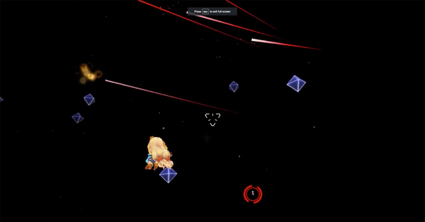 Dopamine for Gear VR: an intense game that has you shooting through space and zapping diamonds as you go