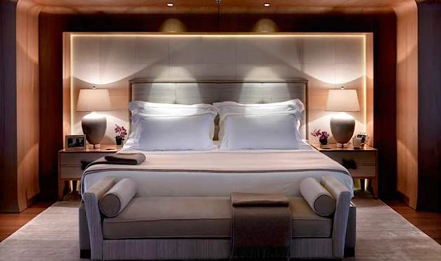 Bedroom, M/Y Numptia