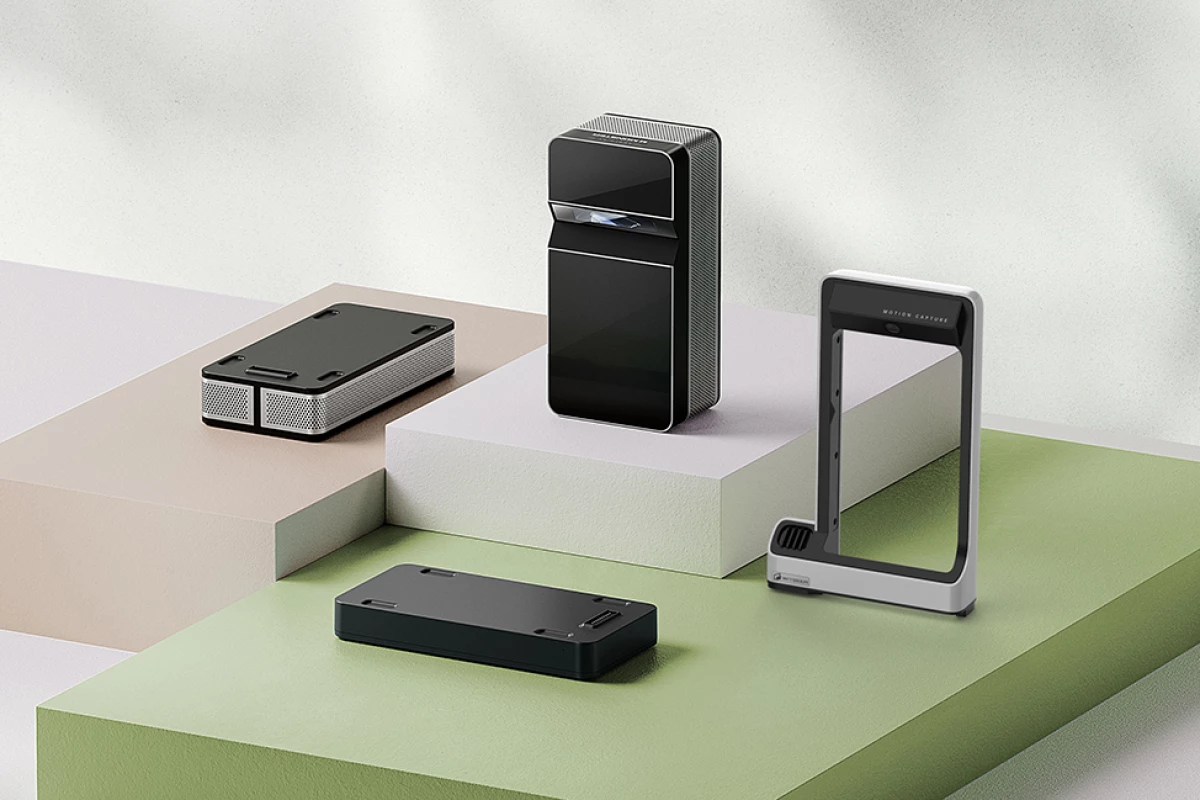 The Witseer Full HD UST projector can be optioned with three modules, one bringing tablet-like touch interaction, another adding battery power and a third boosting bass delivery