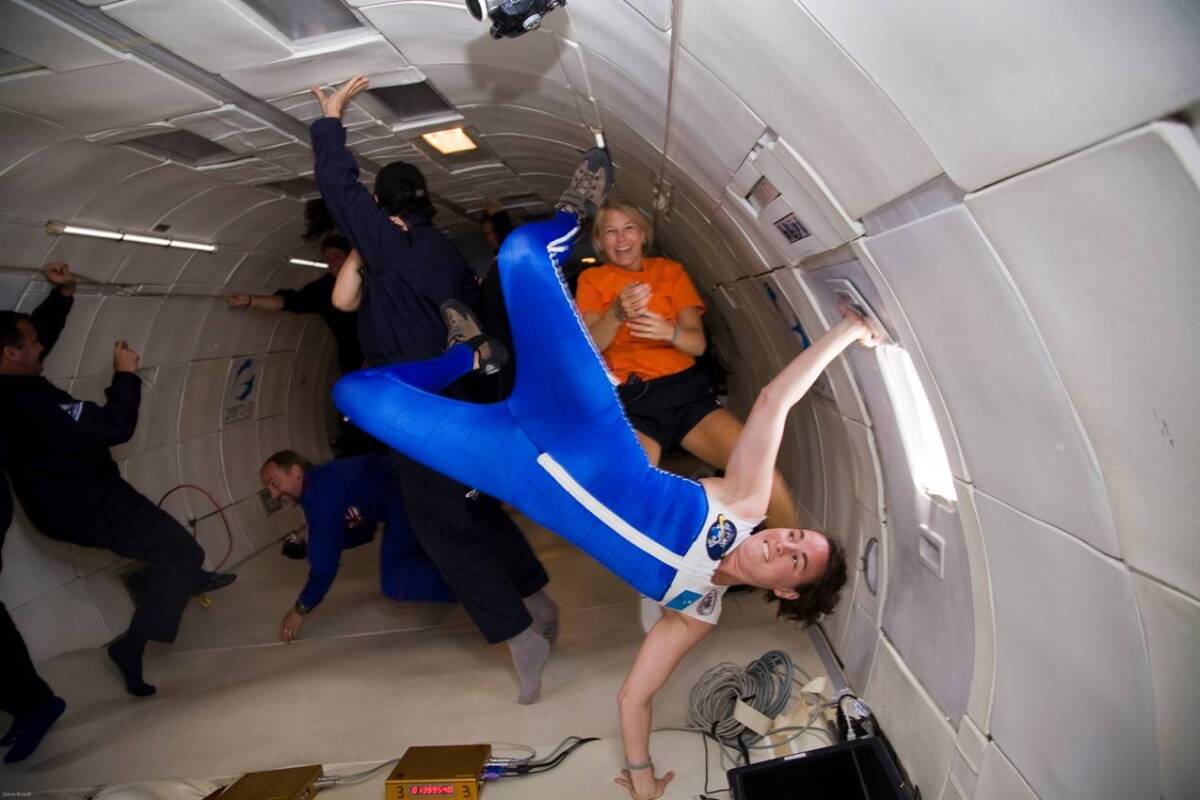 The suit will be tested further in weightless conditions during a parabolic flight in March (Photo: NASA/Waldie)