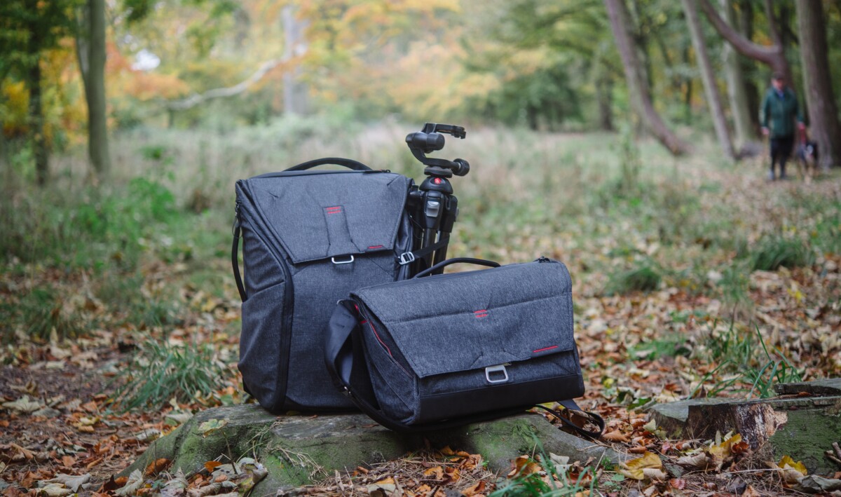The Peak Design Everyday Backpack with the Everyday Messenger