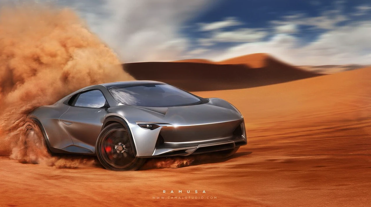The Camal Ramusa is a new look at an all-terrain supercar