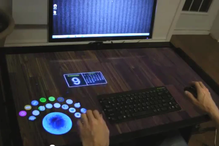 ExoPC has posted a video of its new 40-inch multi-touch desk on YouTube