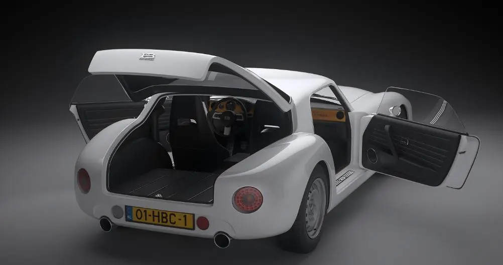 Two seats and trunk space