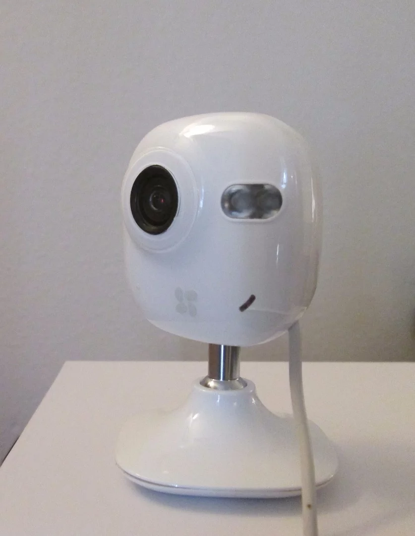 The Ezviz Mini camera has infrared night vision