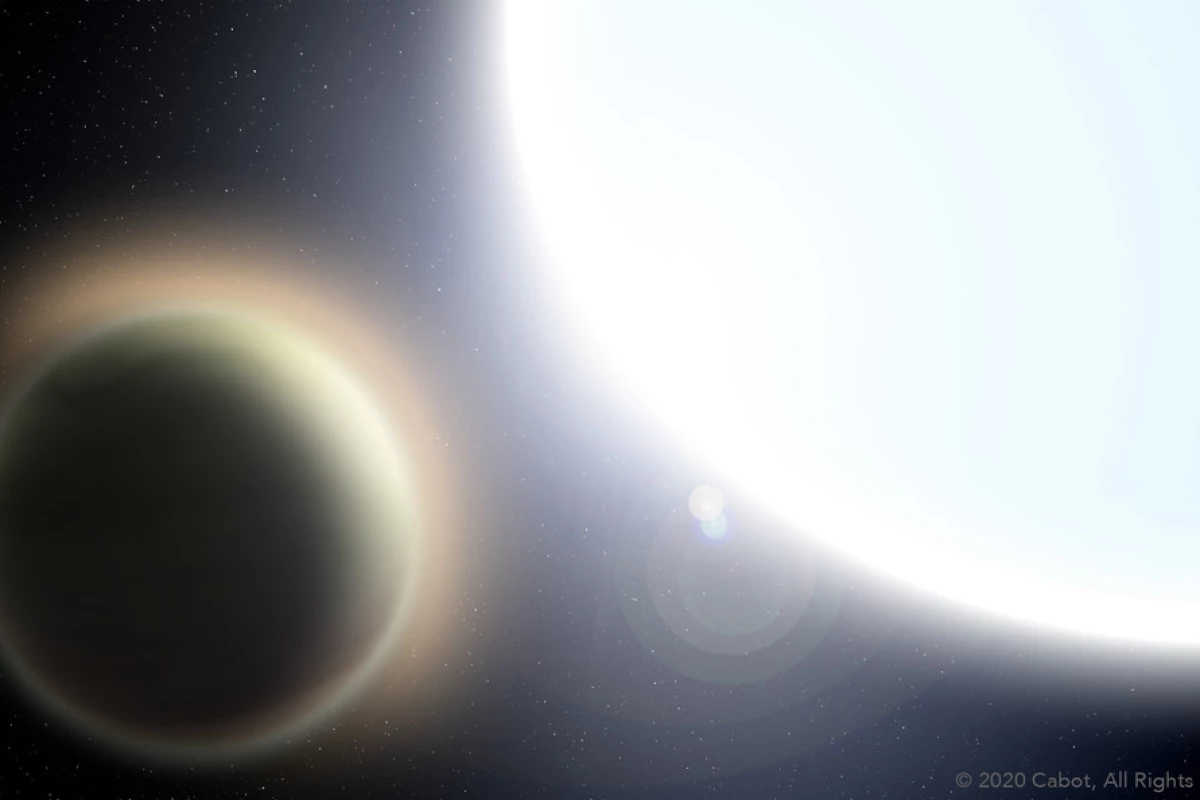 Artist's concept of MASCARA-2 b