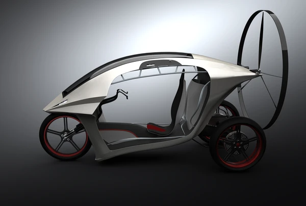 The paragliding motor trike concept by Zvezdan Nedeljkovic