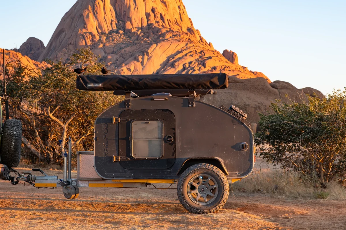 Teardrop Rvs Trailpod zero-wood off-road teardrop camping trailer