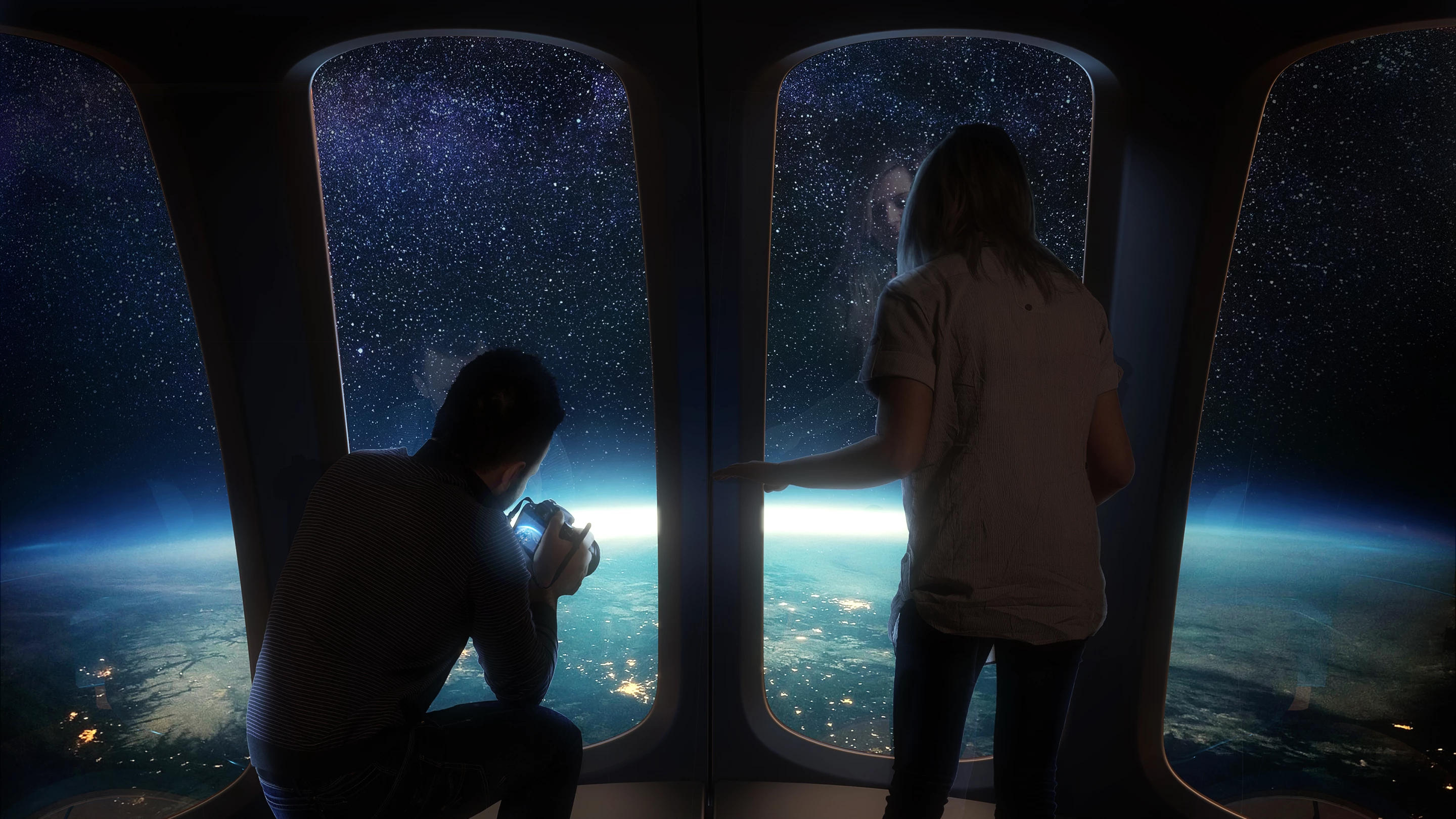 Space Perspective ticket holders will see 450 miles in all directions, and watch the sunrise over the curvature of the Earth