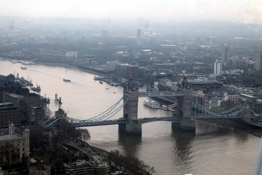 A view of Tower Bridge from the Sky Garden (Photo: Stu Robarts/Gizmag)