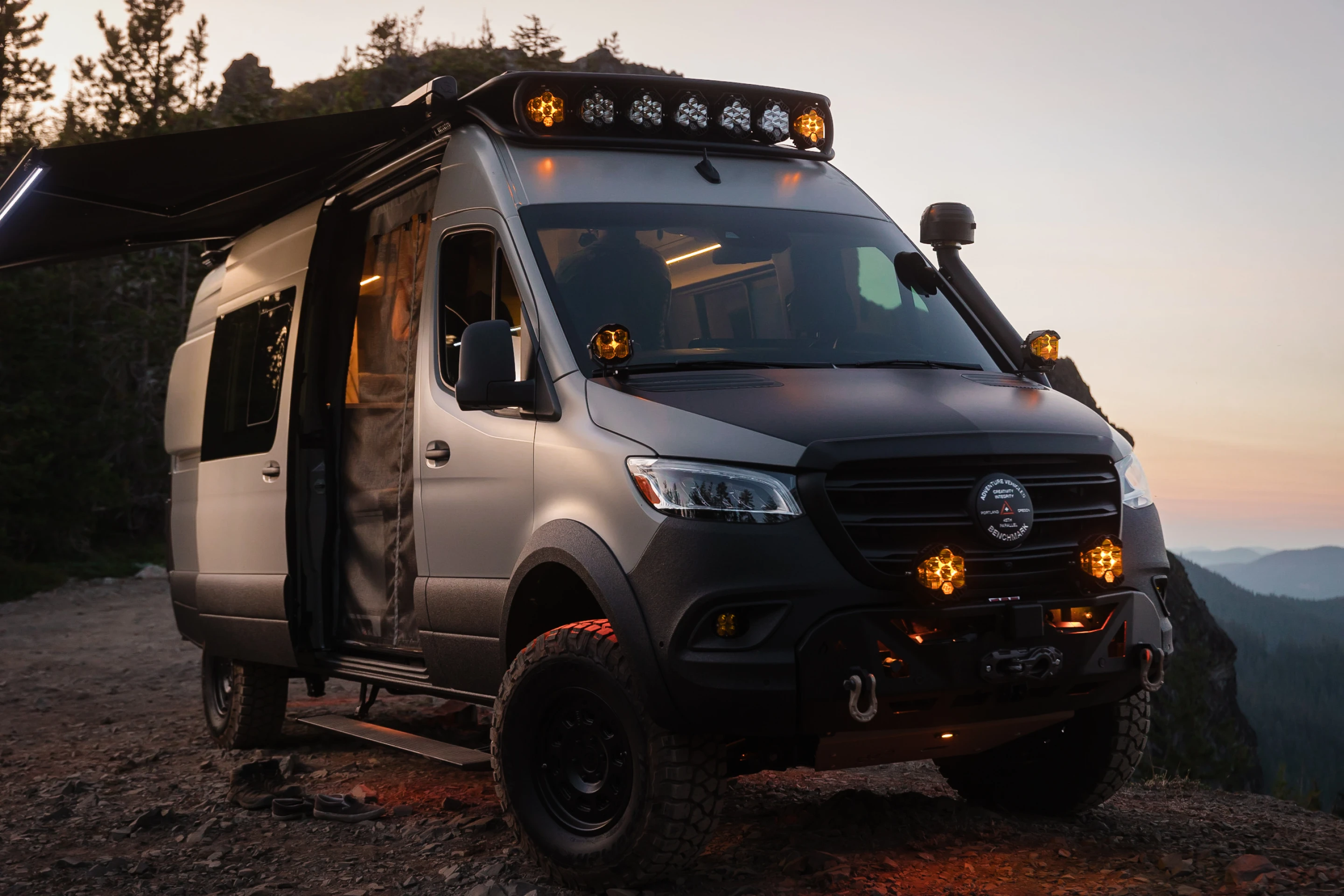 Benchmark Vehicles Benchmark's crazy-loaded AWD camper van expands the scope of adventure