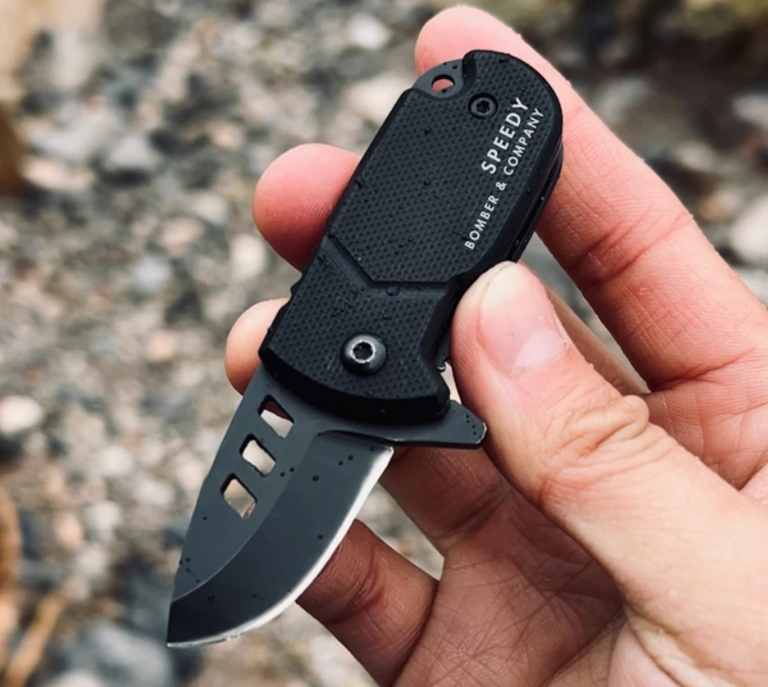 Weighing in at just 1.6 oz, the Speedy will be barely noticeable in your pocket